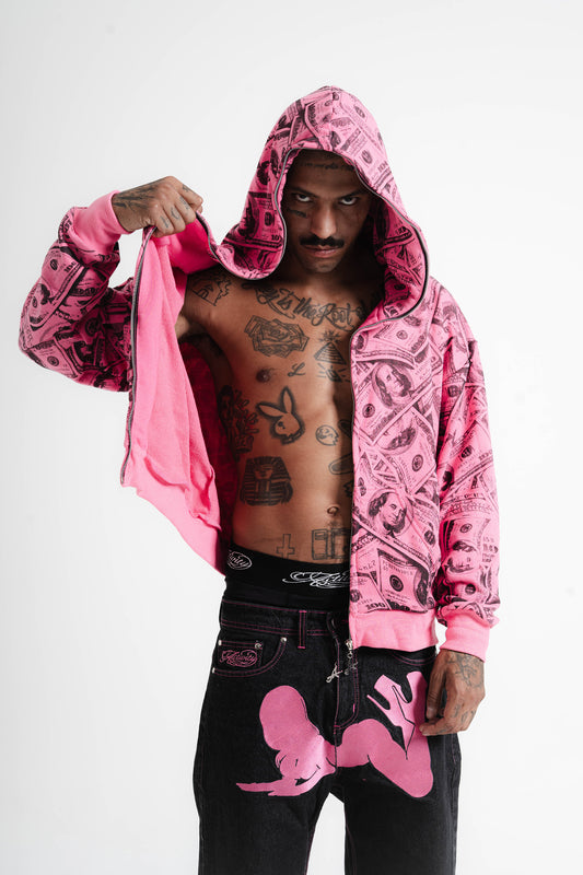 Benjamin Franklin Full-Zip (Pink)